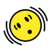 Shaking face OpenMoji emoji
