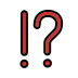 Exclamation question mark OpenMoji emoji