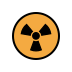 Radioactive OpenMoji emoji