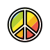 Peace symbol OpenMoji emoji