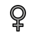 Female Sign OpenMoji emoji