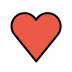 Heart suit OpenMoji emoji