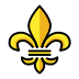 Fleur-de-lis OpenMoji emoji