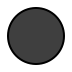Black circle OpenMoji emoji