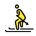 Skier OpenMoji emoji