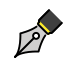 Black nib OpenMoji emoji