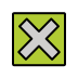 Cross mark button OpenMoji emoji