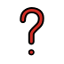 Question Mark OpenMoji emoji