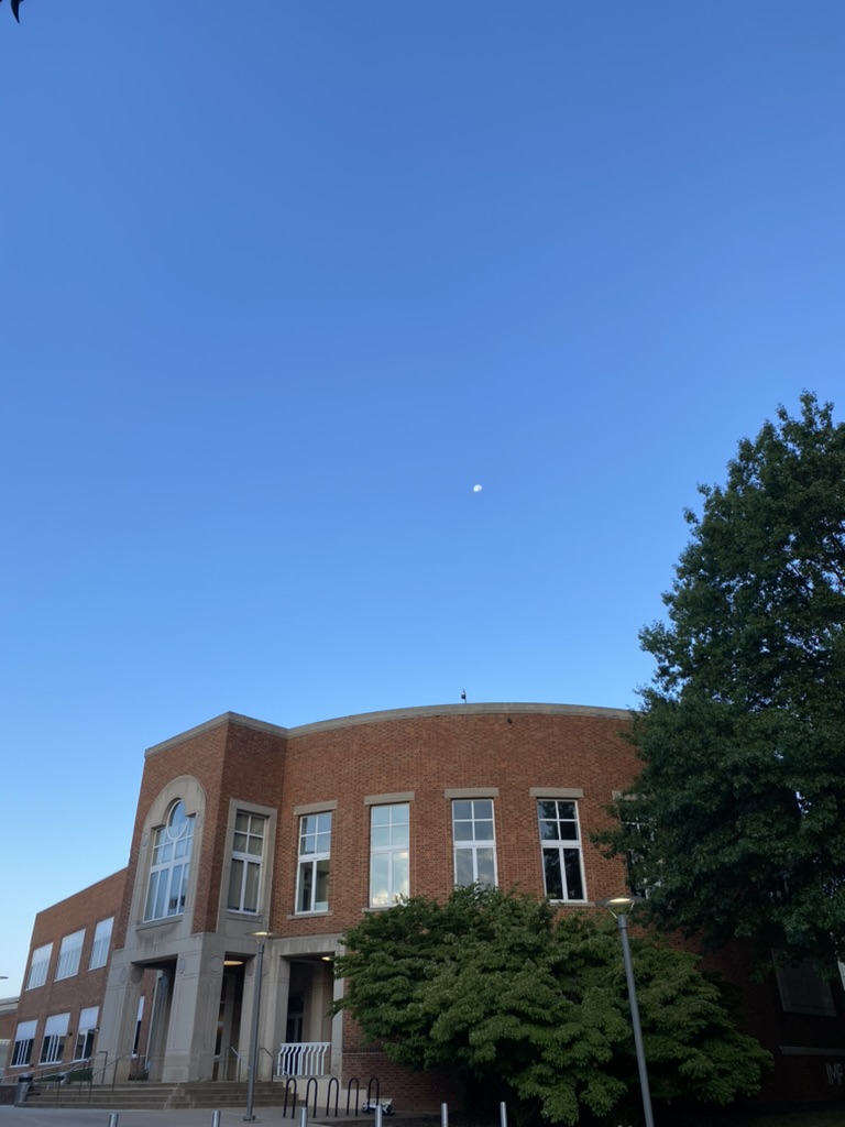 Moon over Chemistry Building