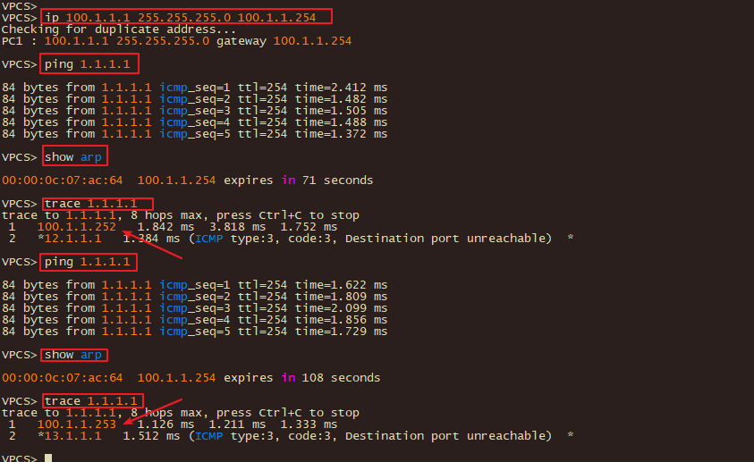 PC1 ping R1 Loopback0