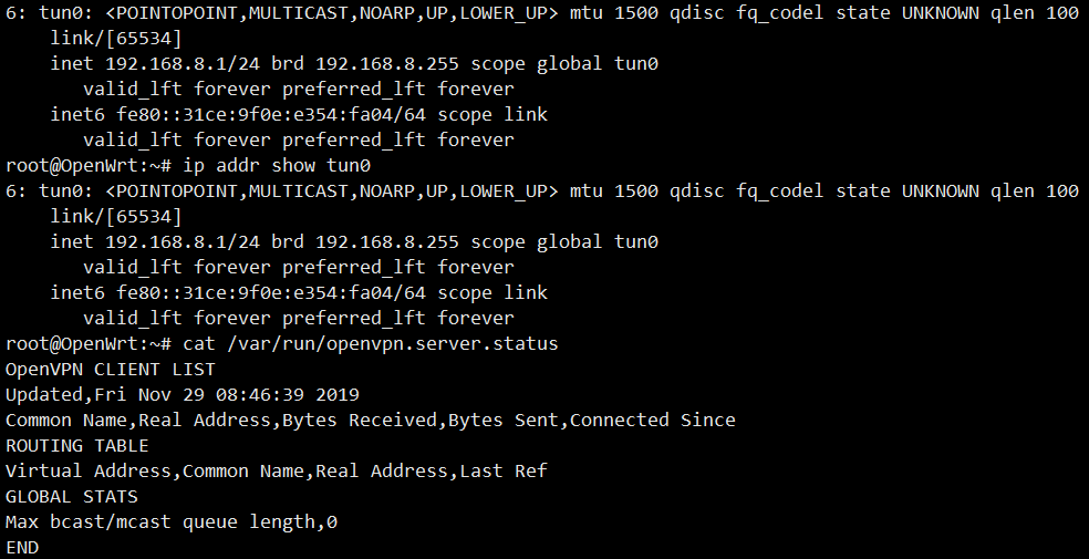 OpenVPN Status