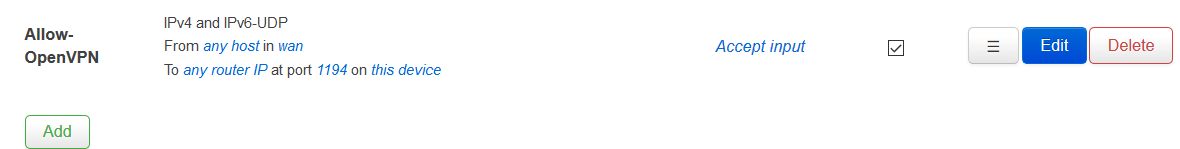 OpenWRT Firewall