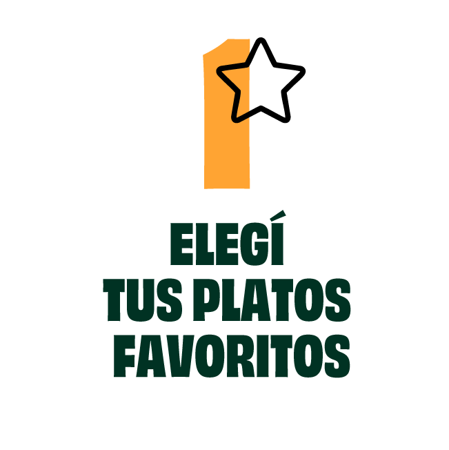 Elegí tus platos favoritos