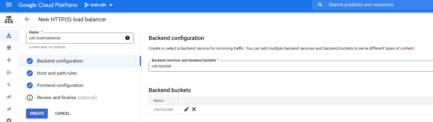Load Balancer Backend Settings Overview