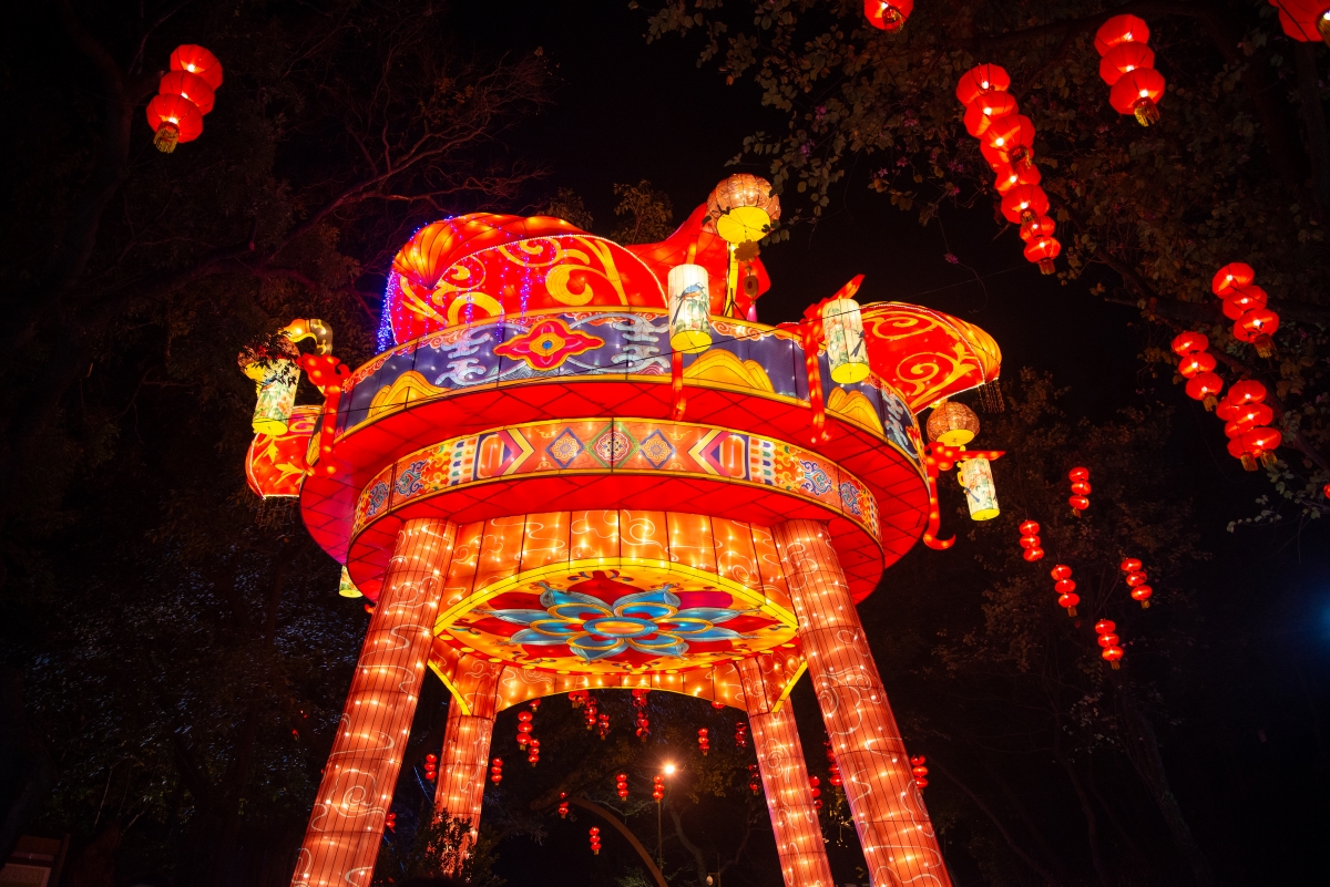 越秀公园花灯