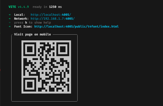 CLI output