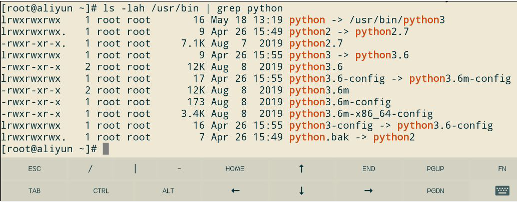 linux的python可执行文件路径