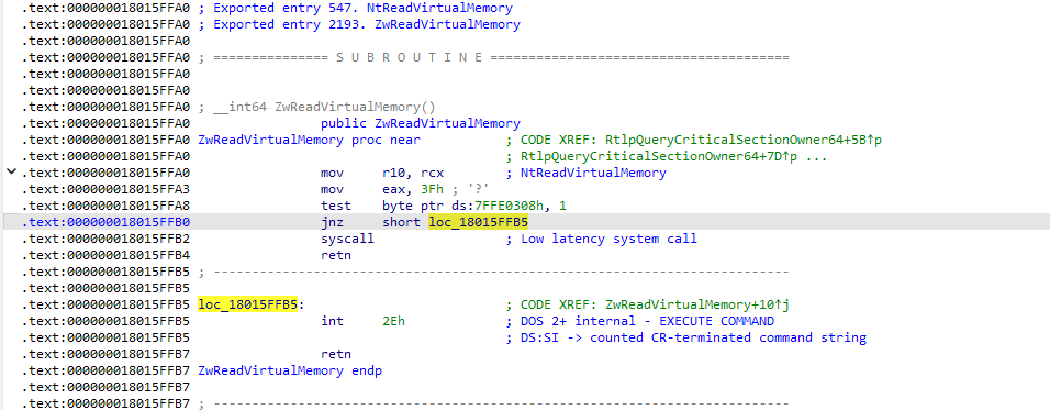 Windows 系统调用学习笔记 3