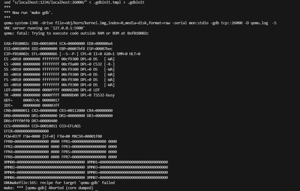 [MIT 6.828 Lab 1] 20