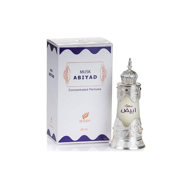Buy Afnan Afnan Musk Abiyad Concentrated Perfume Oil (Attar) 20ml For Men & Women Online India - Original Men's Perfume
