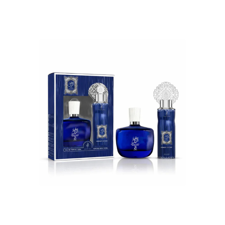Buy Arabiyat Arabiyat Oud Al Layl Midnight Edition Gift Set (100ml EDP + 200ml Deodorant) for Men & Women – Luxury Unisex Oud Perfume Combo Online India - Original Men's Perfume