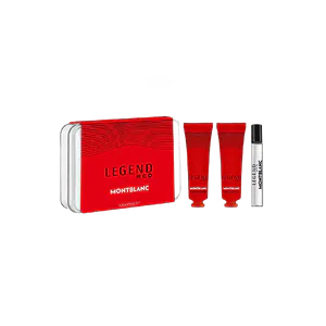 Buy Mont Blanc Mont Blanc Legend Red Grooming Kit Of 3Pcs - EDP 7.5ml + Face Cream 30ml + Cleansing Gel 30ml Set Online India - Original Men's Perfume