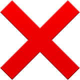 ❌