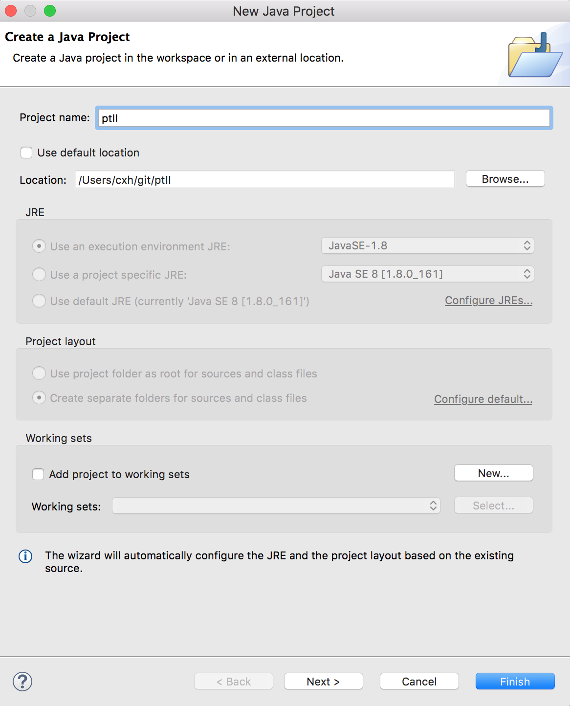 Eclipse Create A Java Project