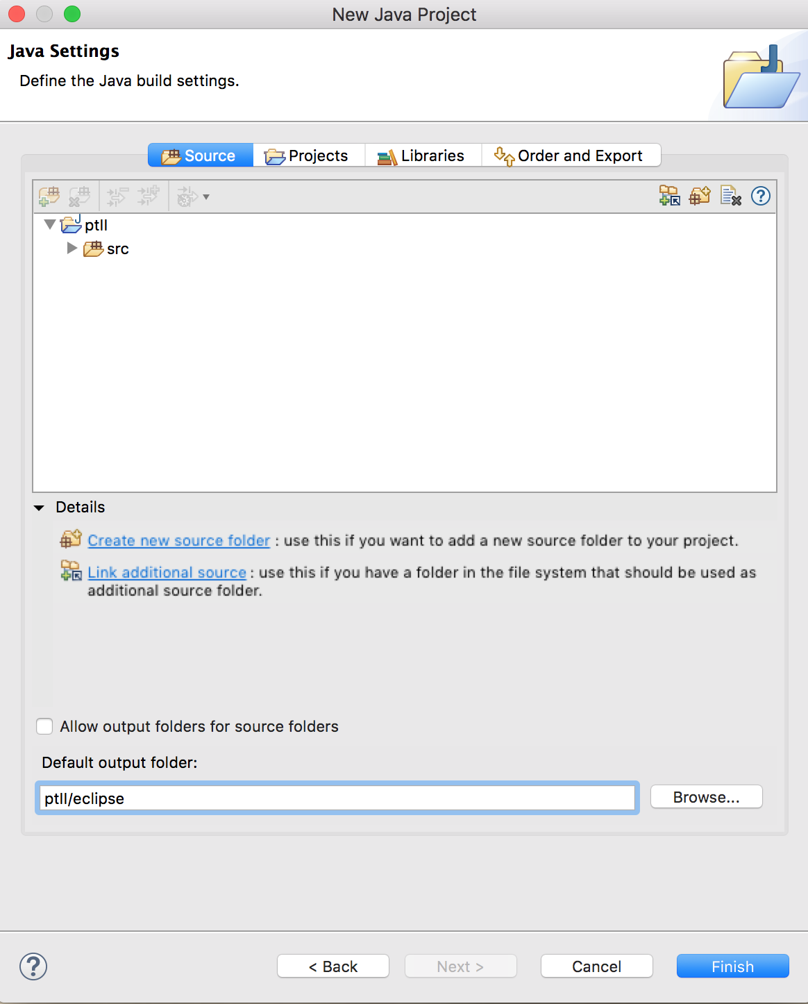 Eclipse Java Settings
