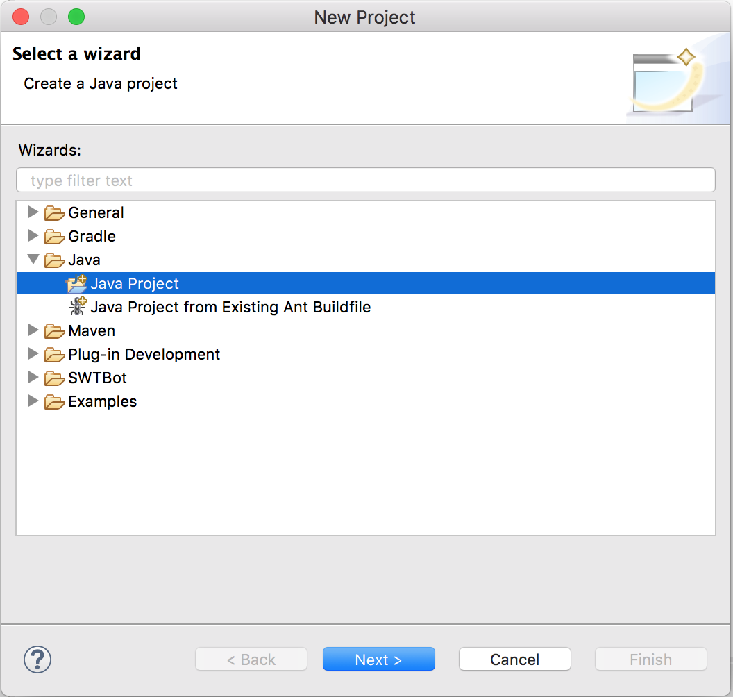 Eclipse New Project