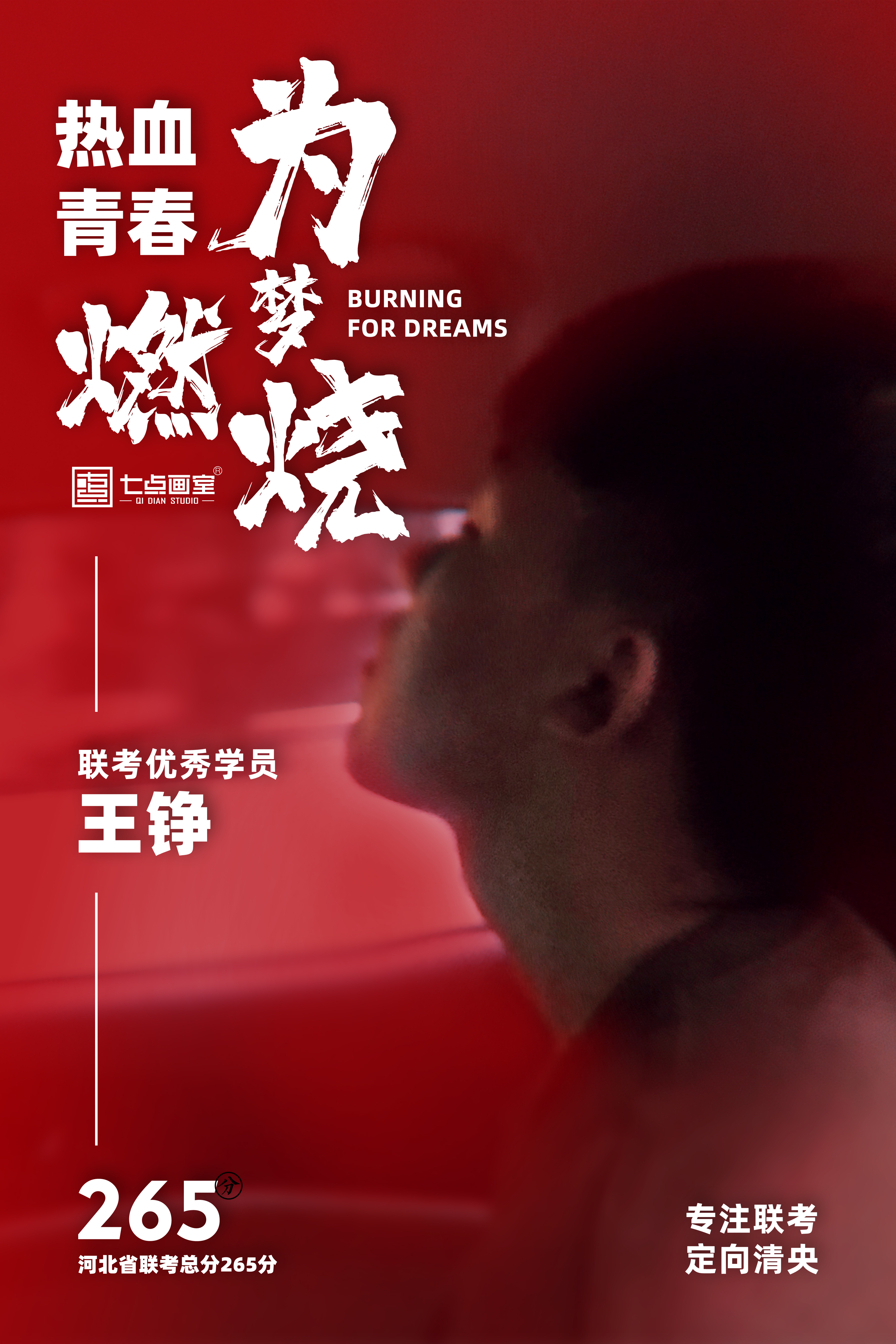 七点画室优秀学员-王铮 七点画室优秀学员-王铮