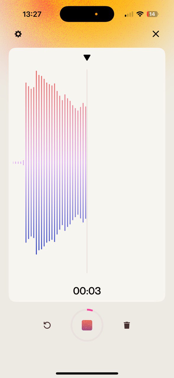 Suno AI waveform and music generation screen