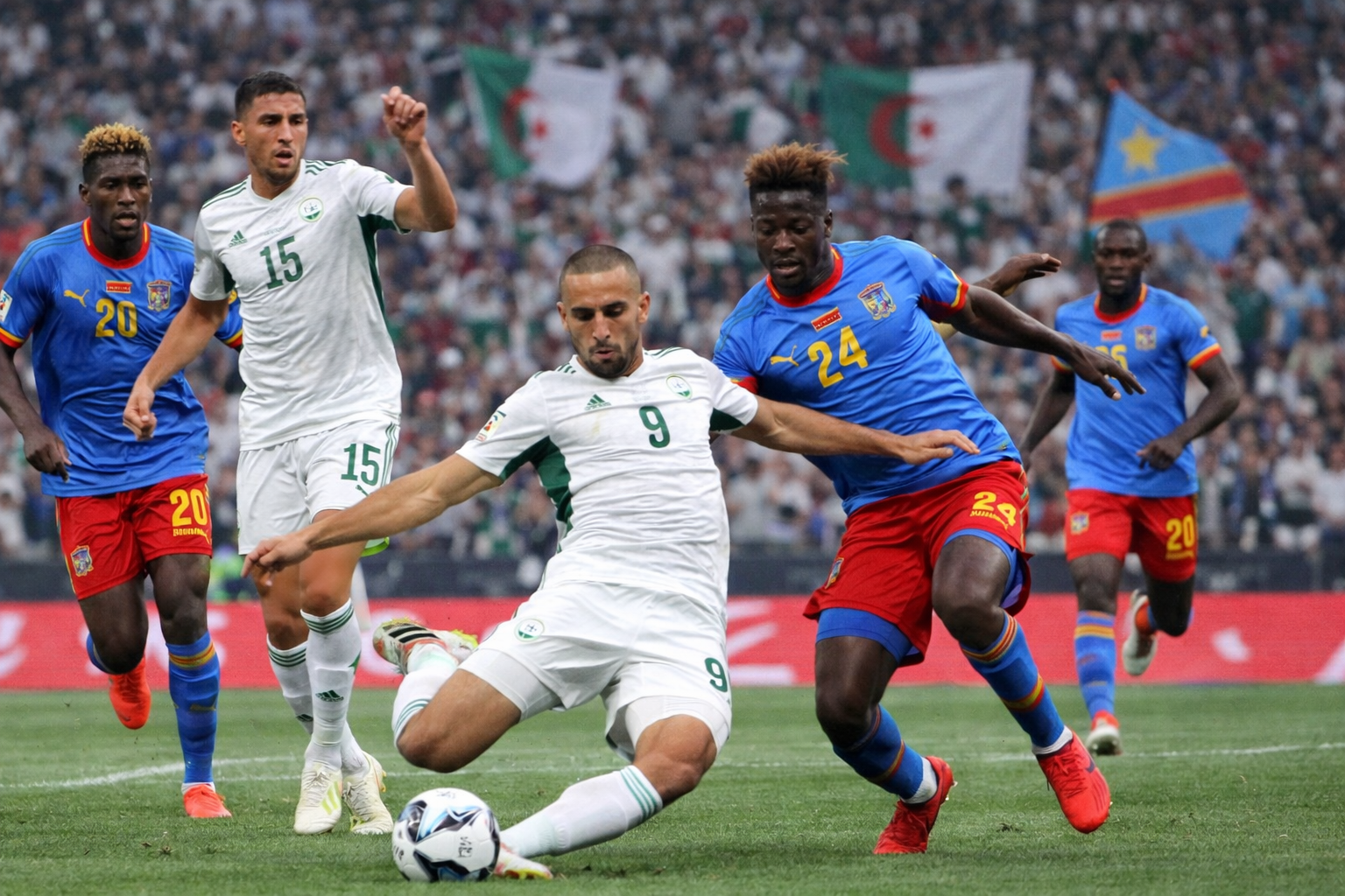 مواجهة نارية منتظرة: الجزائر تواجه الكونغو الديمقراطية في دور الـ16 لكأس أمم أفريقيا!