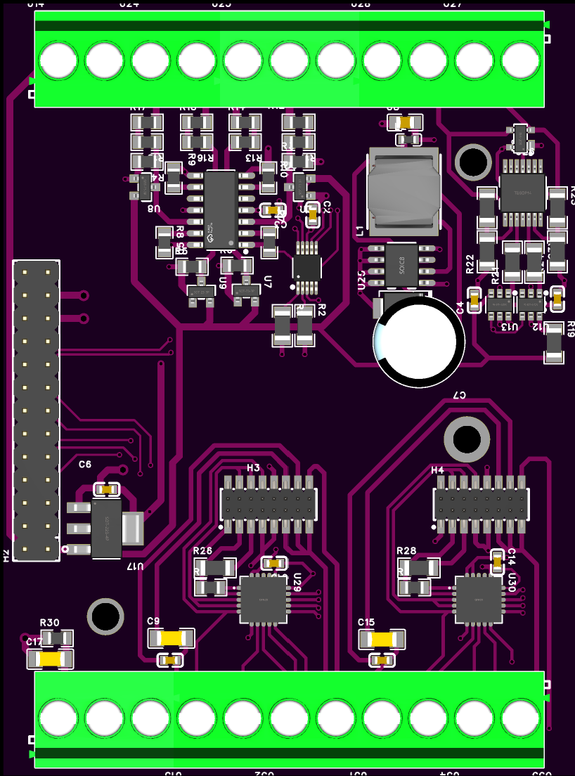 AIO-422-R1 field board diagram