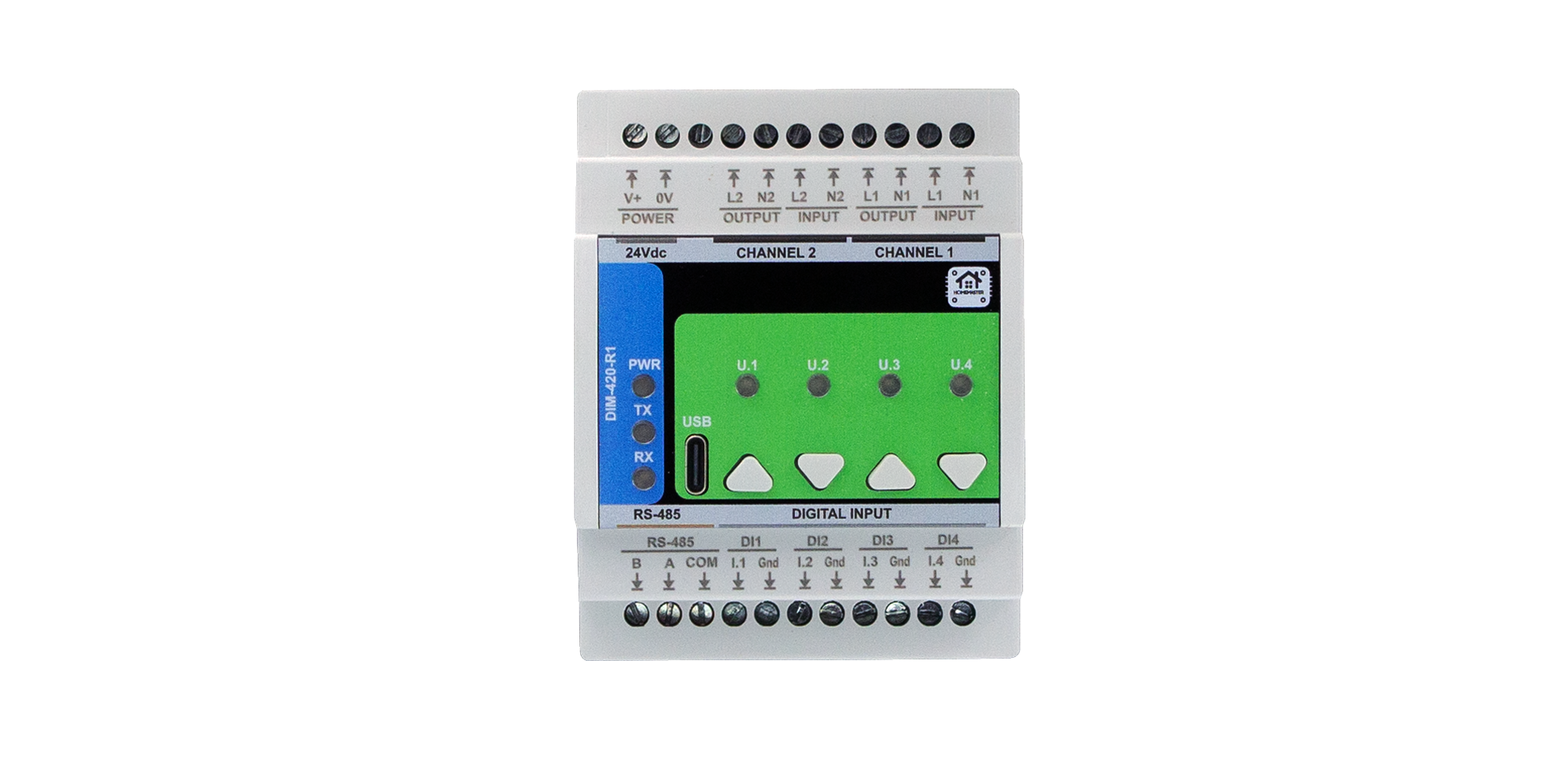 HomeMaster DIM-420-R1 dual-channel dimmer module