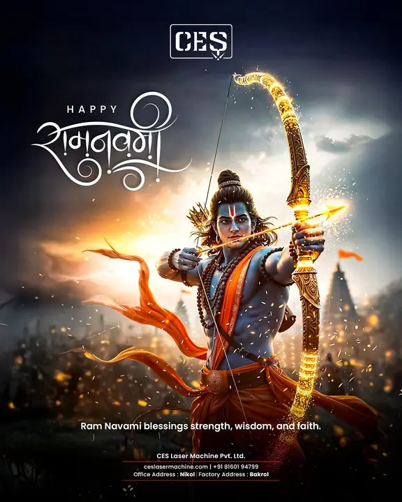 Jab Satya, dharm aur sach ek saath khade hote hain tab vijay nishchit hoti hai. 🚩Happy Ram Nava