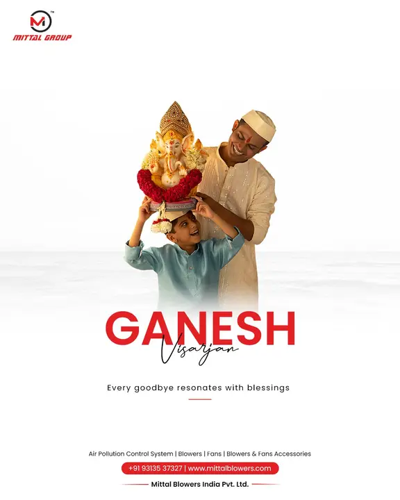 With the departure of Bappa, we carry his blessings into every efficient cycle of air movement.