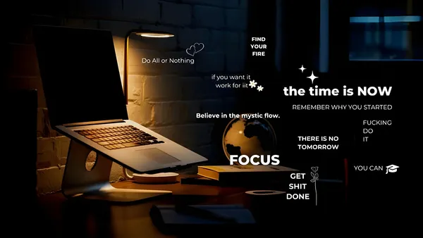 Motivational Workspace Wallpaper