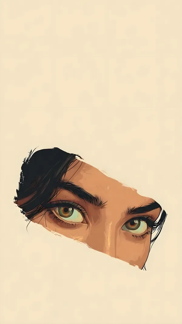 Intense Gaze Wallpaper