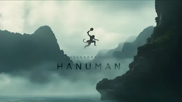 Hanuman Wallpaper - Epic Fantasy Scene