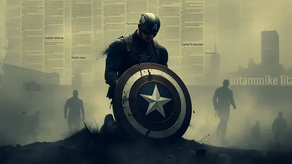 Captain America Wallpaper - Heroic Shield