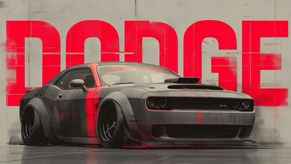 Dodge Challenger SRT Hellcat Widebody Wallpaper