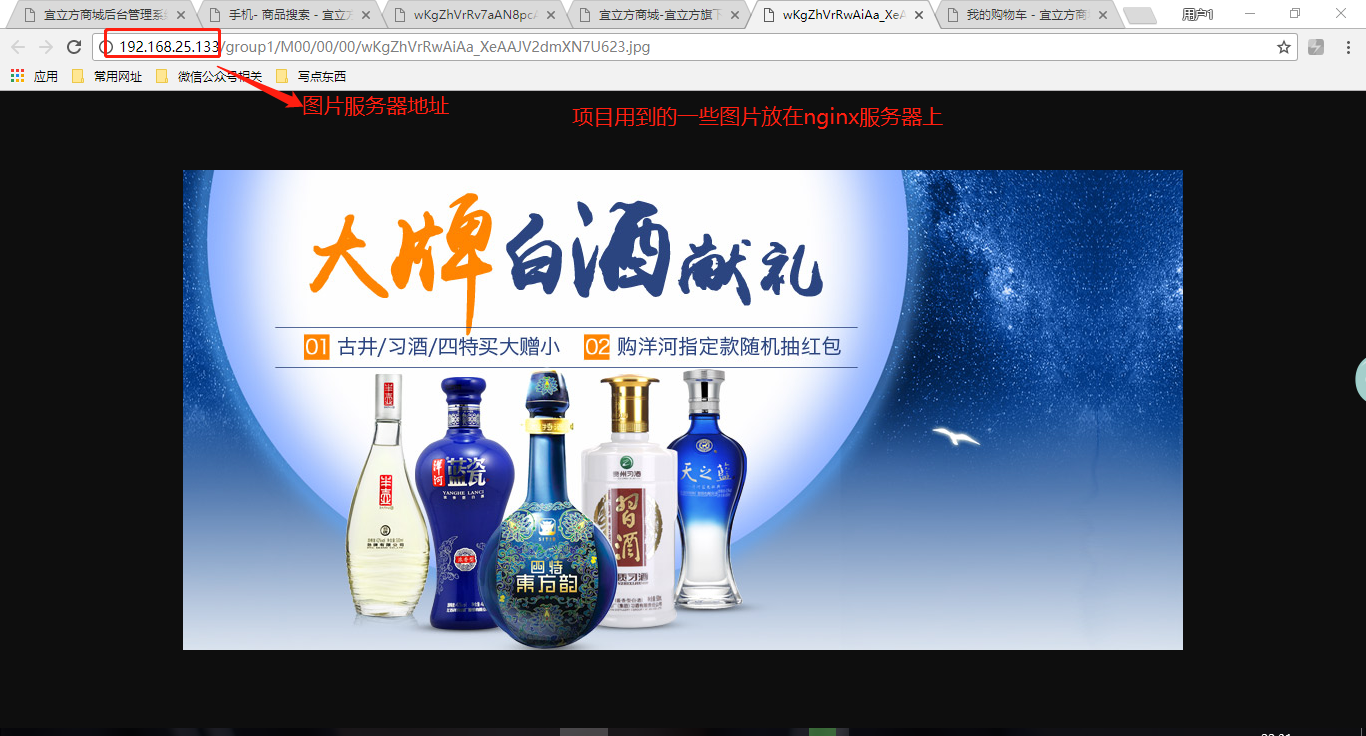 图片放在单独的图片服务器上