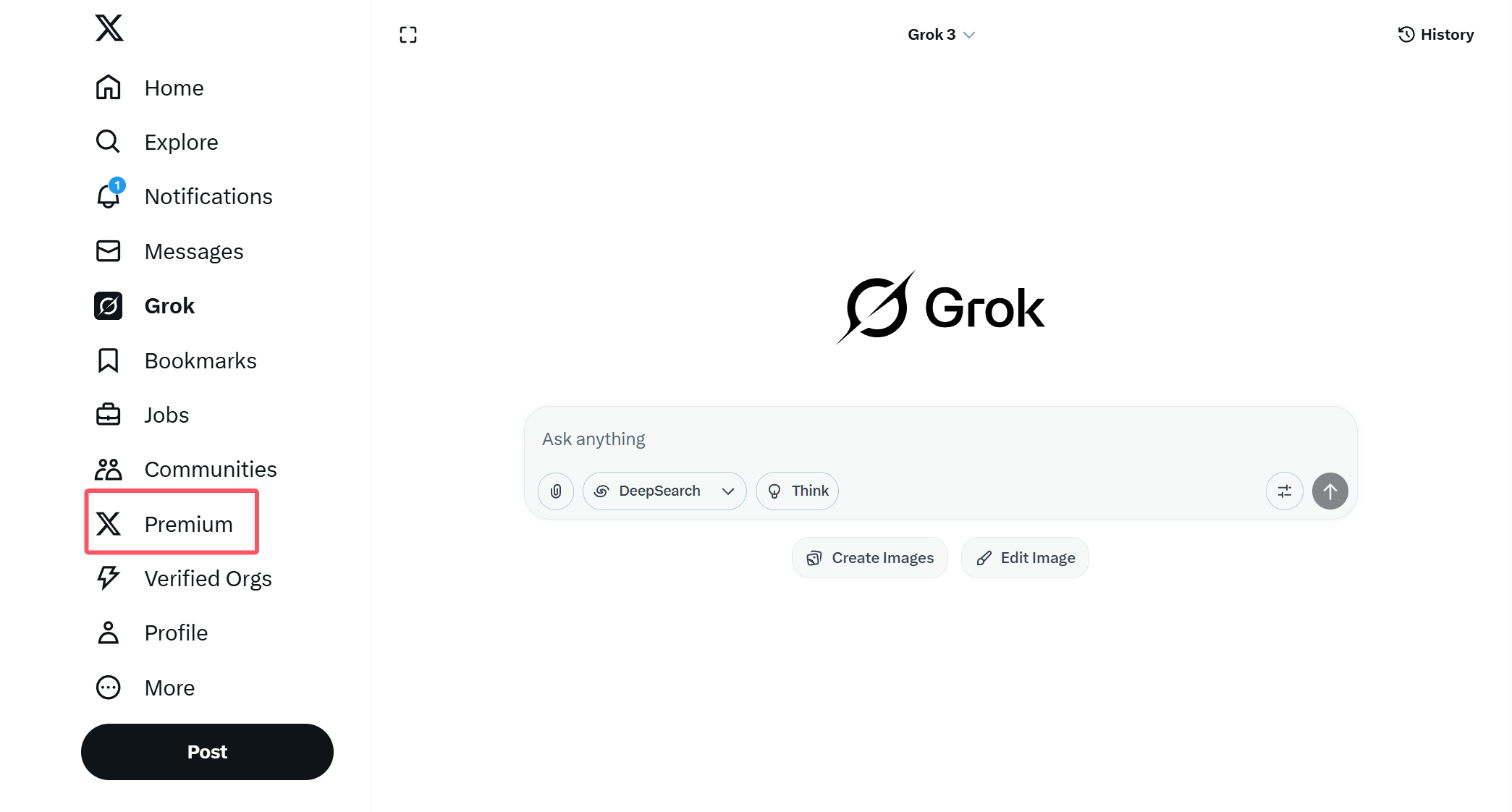 订阅入口截图 X Premium 订阅页面