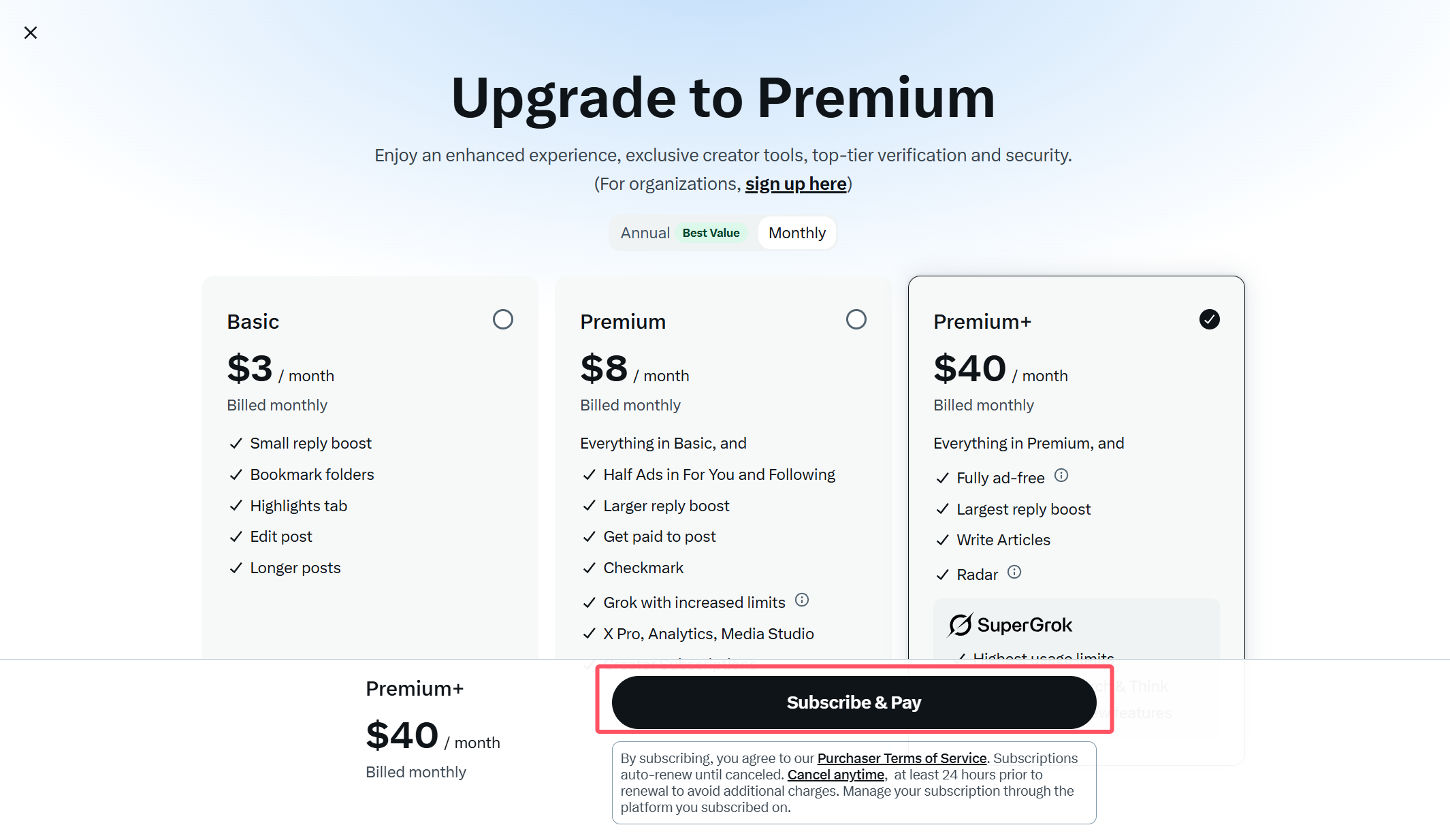 X 支付页面截图 填写信用卡信息
