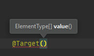 @Target