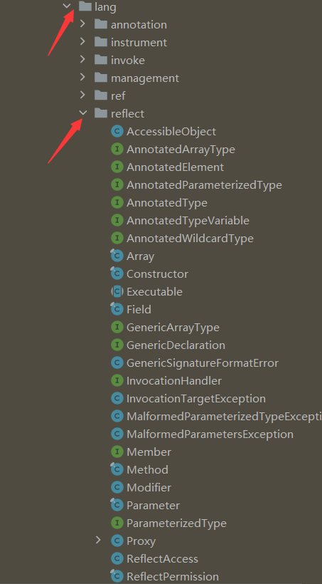 java.lang包以及java.lang.reflect包