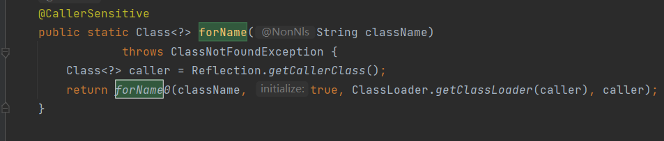 第一种forName重载方式