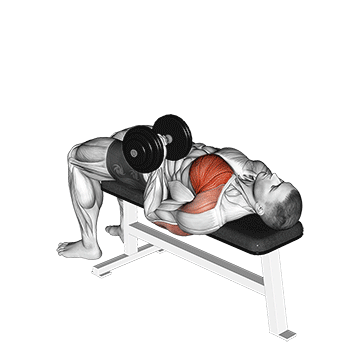 Dumbbell One Arm Reverse Grip Press