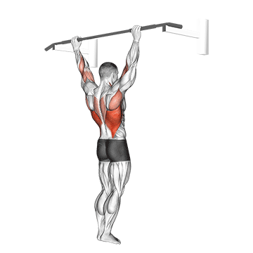 Wide Grip Pull-Up